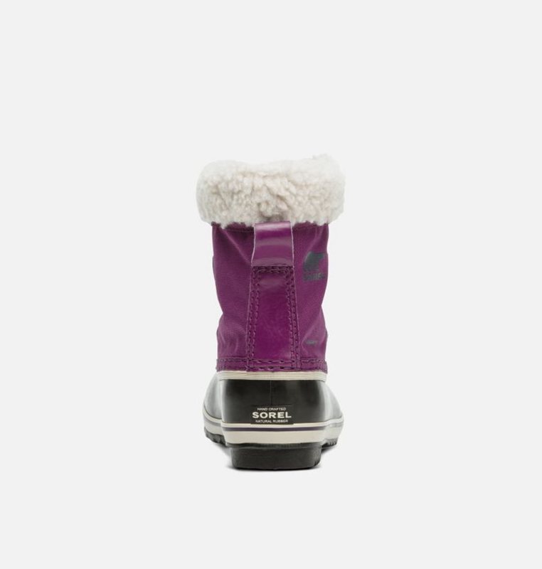 Kids Snow Boots Purple/Black - Sorel Childrens Yoot Pac™ Nylon - 740936-RCP